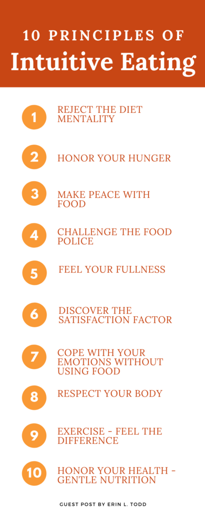 10 Principles of Intuitive Eating
