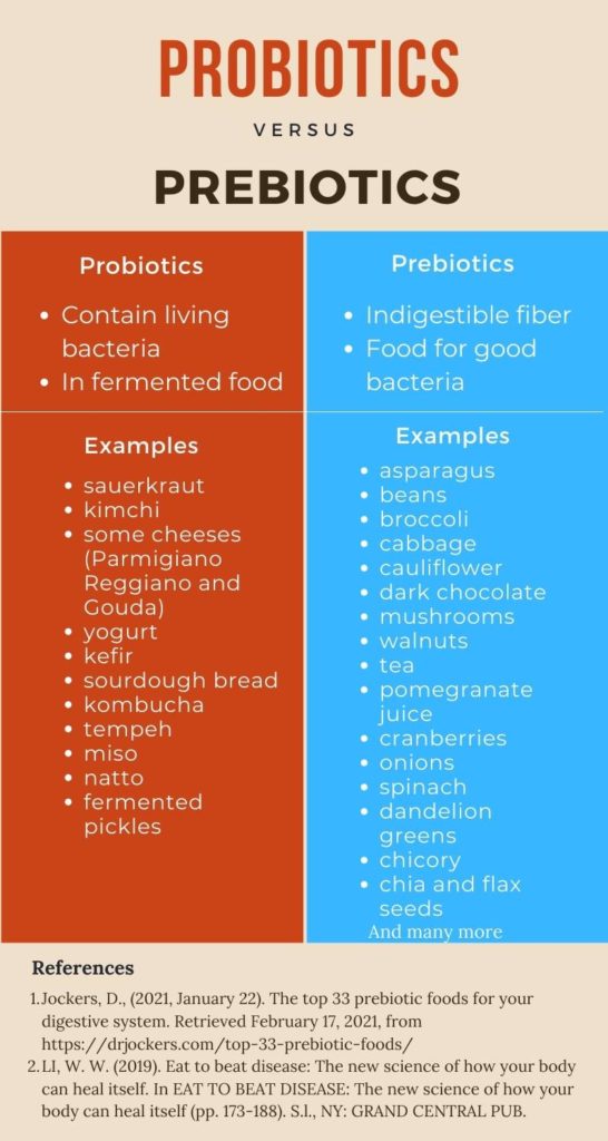 prebiotics and probiotics