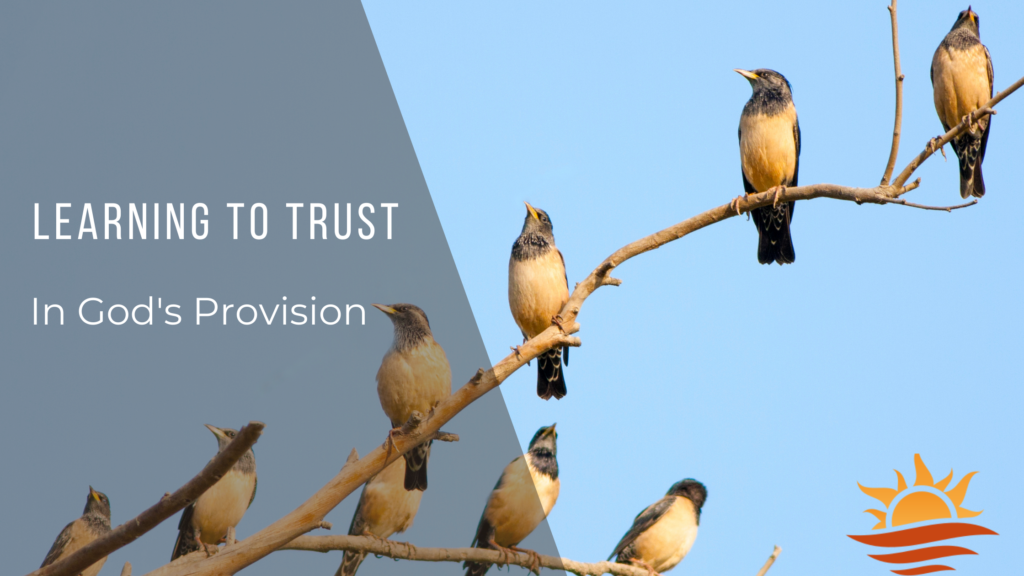 trust in God's provision
