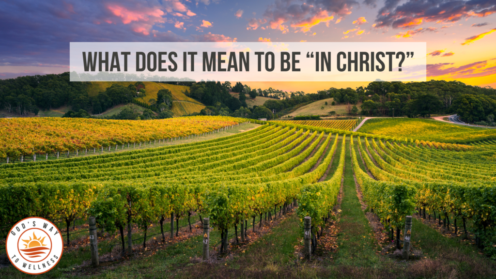 what does it mean to be in Christ